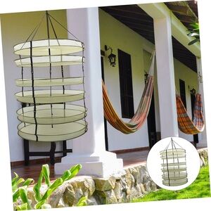 90cm 6-Layer Herb Drying Rack Collapsible Plant Drying Net Kitchen Utensils